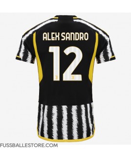 Günstige Juventus Alex Sandro #12 Heimtrikot 2023-24 Kurzarm